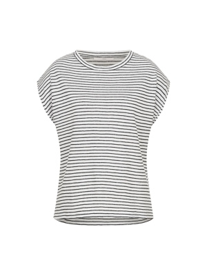 Streifenshirt aus Bio-Leinen